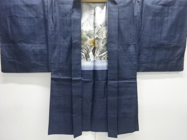  本場泥大島紬100亀甲男物着物アンサンブル